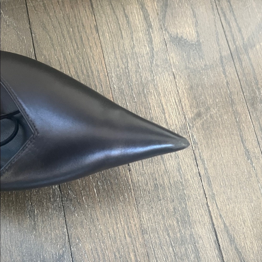 Anine Bing Nikki Flats - Black leather pointed - Picture 7 of 13